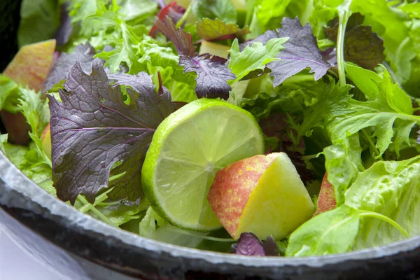 Vegetarischer Favorit Kontinentaler Frühstückssalat Mit Verschiedenem Gemüse — Stockfoto