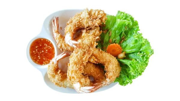 Batter-goreng udang, seafood samui — Stok Foto