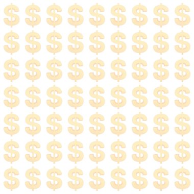 Altın dolar tasarlamak vektör