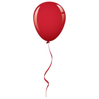 kadife kırmızı balon şerit