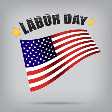 İşçi Bayramı Amerikan vektör