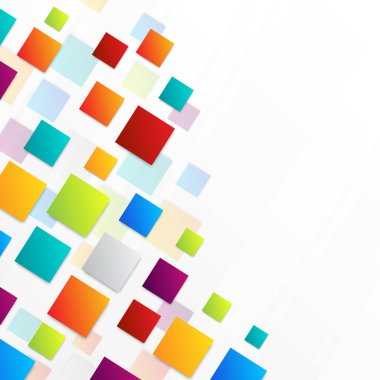 popüler soyut renkli kare kiremit arka plan vektör ışık