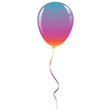 rüya gökyüzü balon şerit fantezi izole vektör