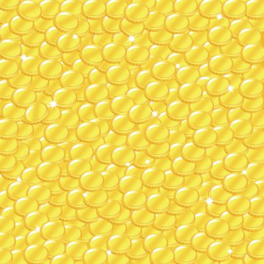 popüler altın sikke kuruş yığını izole arka plan