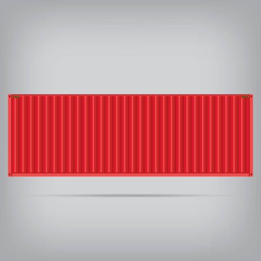 vektör popüler kargo konteyner nakliye navlun izole doku