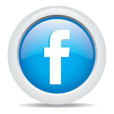 f facebook düğmesi başparmak vektör
