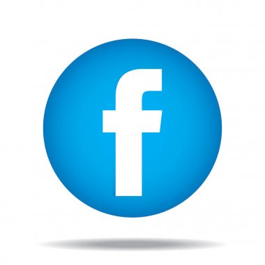f facebook düğmesi başparmak vektör
