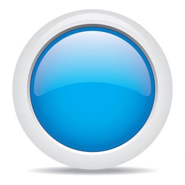 popüler mavi renk web düğme 3B vektör