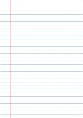 defter kağıt tam sayfa izole arka plan boş mesaj