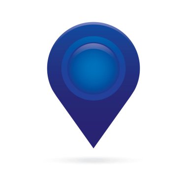 mavi harita işaretçi simgesi marker Gps konumu bayrak simgesi