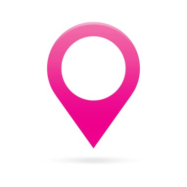 pembe harita işaretçi simgesi marker Gps konumu bayrak simgesi