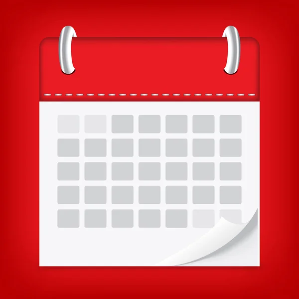 Ikony kalendáře, samostatný pozadí — Stockový vektor