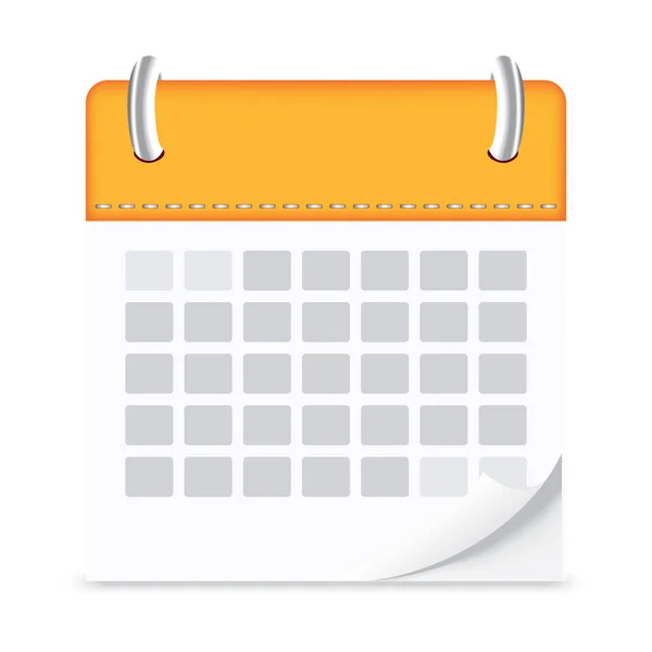 simge izole Takvim arka plan