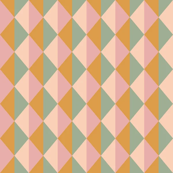 Motif triangulaire chevron zigzag vintage populaire — Image vectorielle