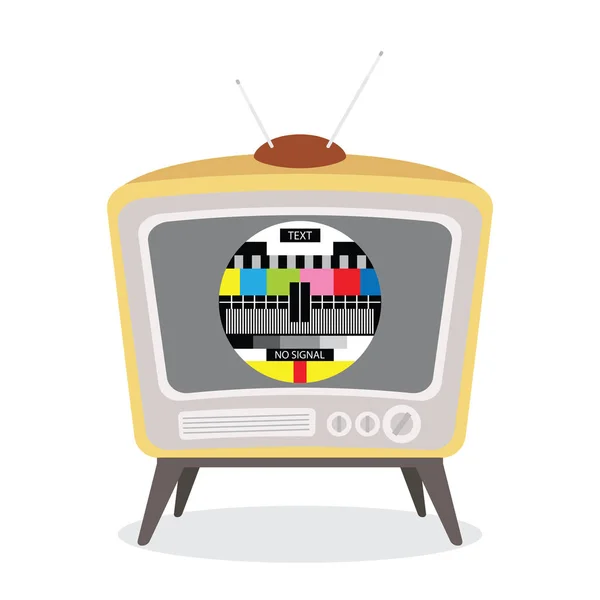 Tv no segnale monoscopio — Vettoriale Stock