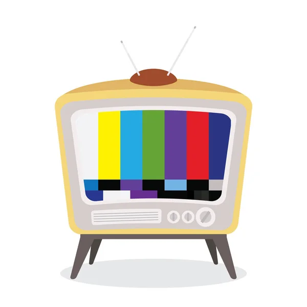 TV ingen signal monoscope — Stock vektor