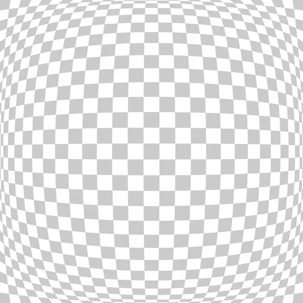 Abstrakta kvadrat kakel perspektiv fish eye lins vit och grå te — Stock vektor