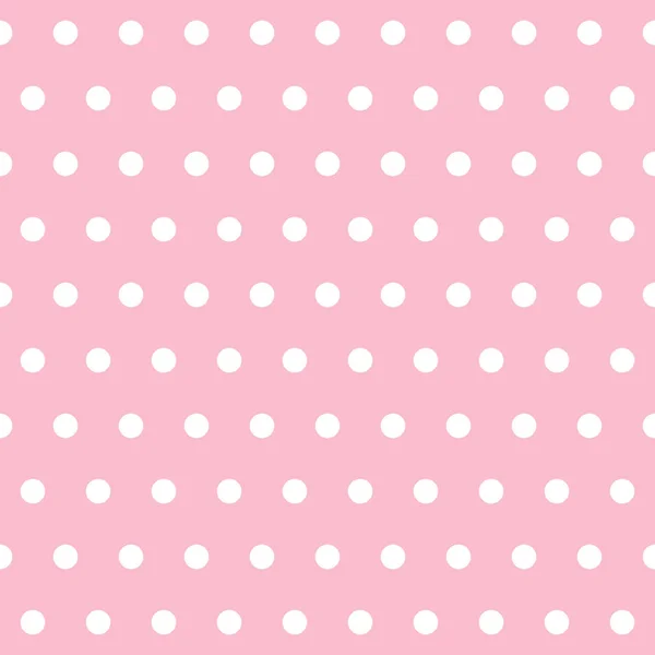 Beliebte rosa Vintage Dots abstraktes Pastellmuster nahtlose Rückenlehne — Stockvektor