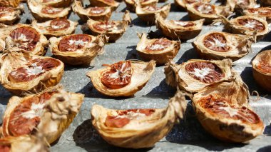 Yakın plan kurutulmuş fındık, betel fındığı, Tayland