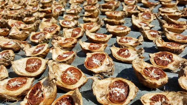 Yakın plan kurutulmuş fındık, betel fındığı, Tayland