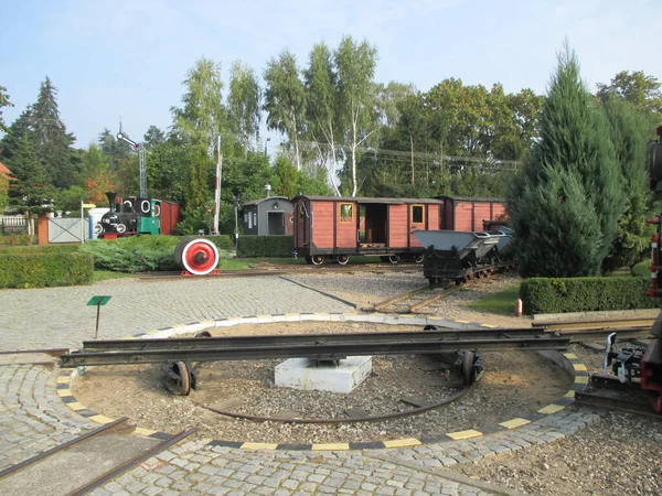 波兰的窄轨铁路 — 图库照片