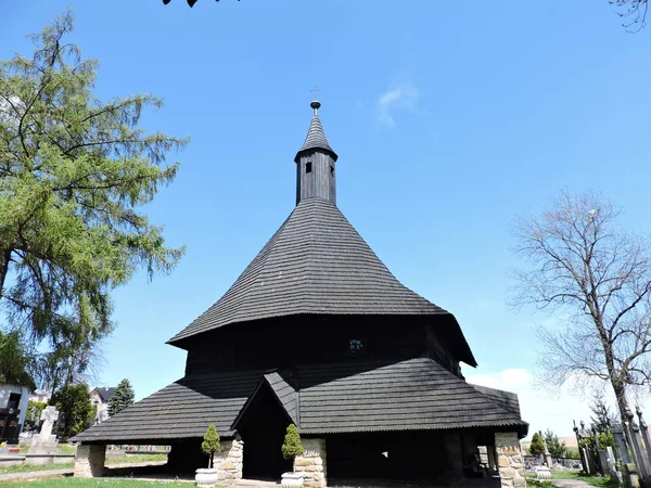 Träarkitektur Polen — Stockfoto