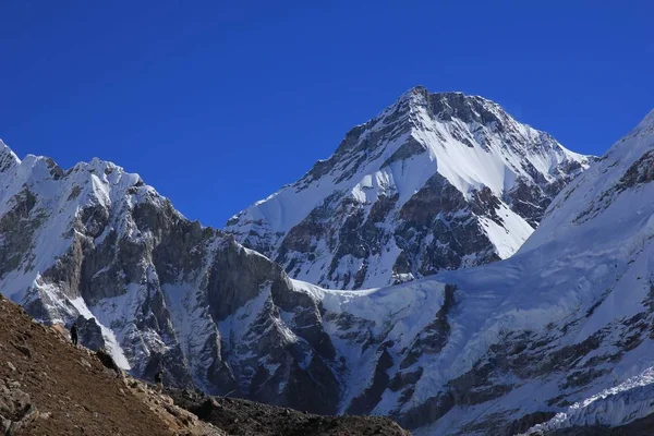 Mount Khumbutse, pohled z Kala Patthar — Stock fotografie