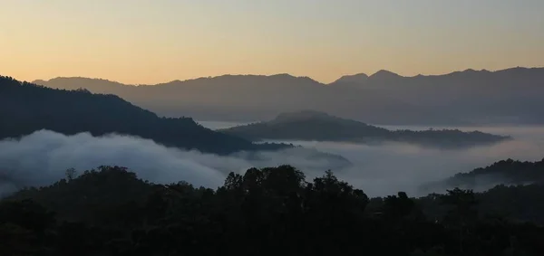 Idillic landscape near Pokhara — Stock Photo, Image