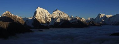 View from Gokyo Ri, Everest National Par clipart