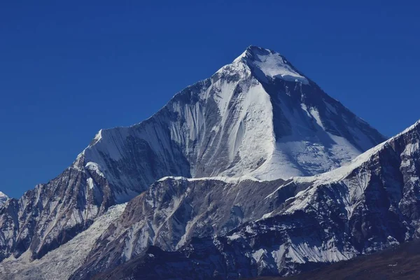 Szczyt mount Dhaulagiri — Zdjęcie stockowe
