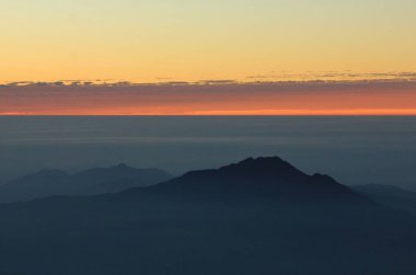 Sunrise view from Mohare Danda clipart