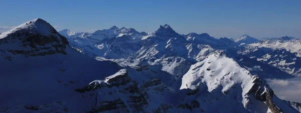 Dents du Midi, view from Glacier des Diablerets — Stok fotoğraf