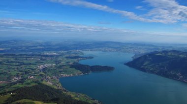 Lake Zugersee, Dağı Rigi görünümünden