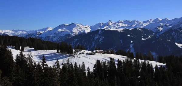 Braunwald ski area — Stockfoto