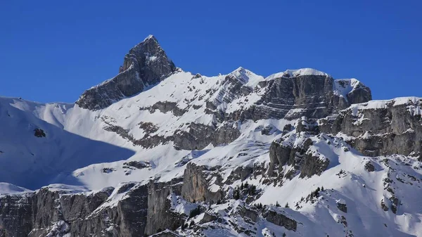 Hoch Turm, pico de montanha em Braunwald — Fotografia de Stock