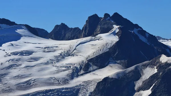 Trift buzul buz crevasses — Stok fotoğraf