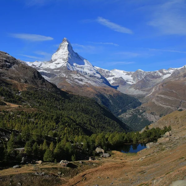 Autumn day in Zermatt — Stock Photo, Image