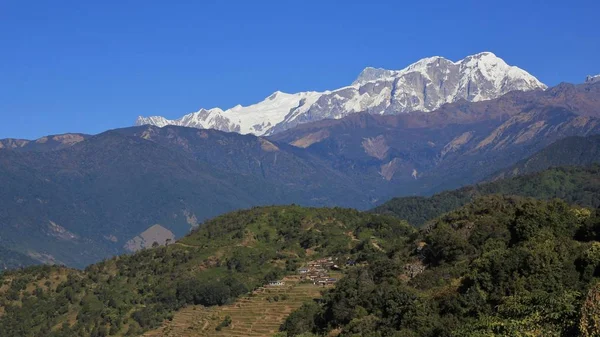 Annapurna range ősszel — Stock Fotó