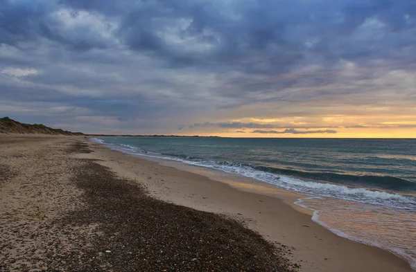 Sunset at Lild Strand, Jammerbugten. — 图库照片