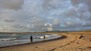 Plaj Klitmoller, soğuk Hawaii, Danimarka.