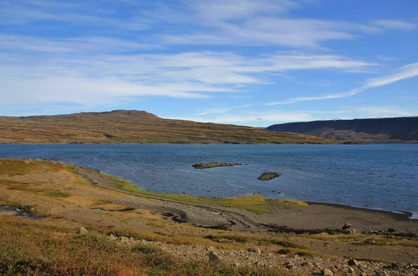 Sen sommardag i Västfjordarna på Island. — Stockfoto