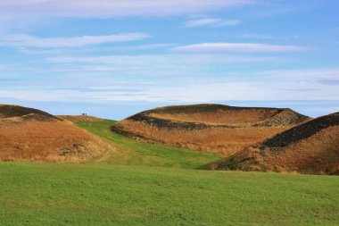 Skutustadagigar, İzlanda'daki pseudocraters. Benzersiz volkanik topraklar