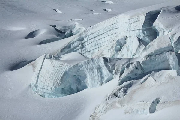 Detail of the Aletsch glacier seen from Jungfraujoch. — Stock Photo, Image