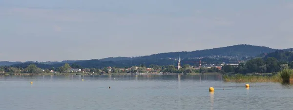 Pfaeffikon, wieś na jezioro Pfaeffikon, kantonie Zurych. — Zdjęcie stockowe