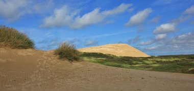 Rubjerg Knude, yüksek kumul Danimarka Batı Sahili.