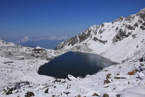 Lago Gosainkunda Lago Sagrado Nepal — Fotografia de Stock
