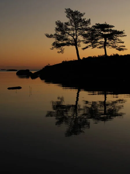 Zonsopgang Vita Sannar Zweden — Stockfoto