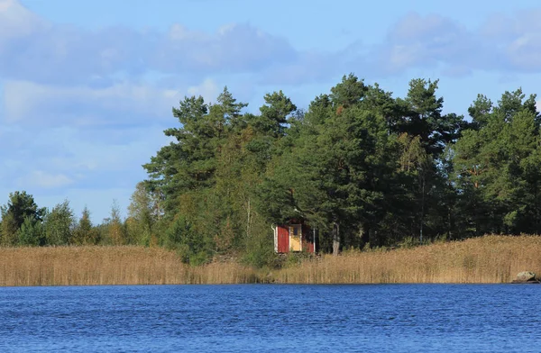 Shore Lake Vanern Sommaren Sverige — Stockfoto
