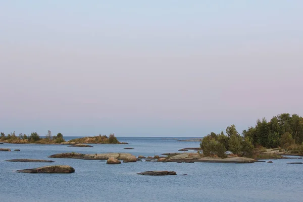 Quiet Summer Evening Lake Vanern Sweden — Stock Photo, Image