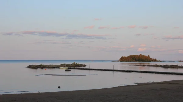 Sueño Como Escena Orilla Del Lago Vanern Suecia —  Fotos de Stock